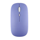 Lavender wireless Bluetooth mouse featuring a sleek, minimalist design for comfort