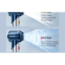 Cordless Vacuum Cleaner with HEPA Filter and Blow Dry Function