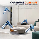 Cordless Vacuum Cleaner with HEPA Filter and Blow Dry Function