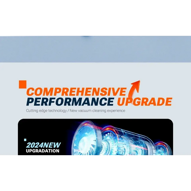 Cordless Vacuum Cleaner with HEPA Filter and Blow Dry Function