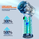 Cordless Vacuum Cleaner with HEPA Filter and Blow Dry Function