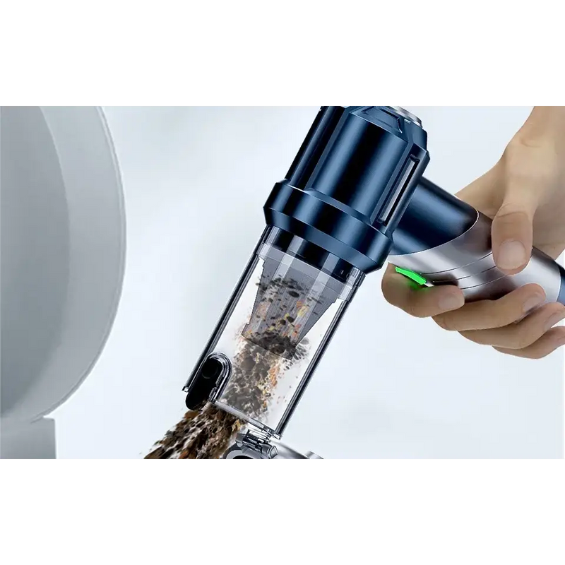 Cordless Vacuum Cleaner with HEPA Filter and Blow Dry Function