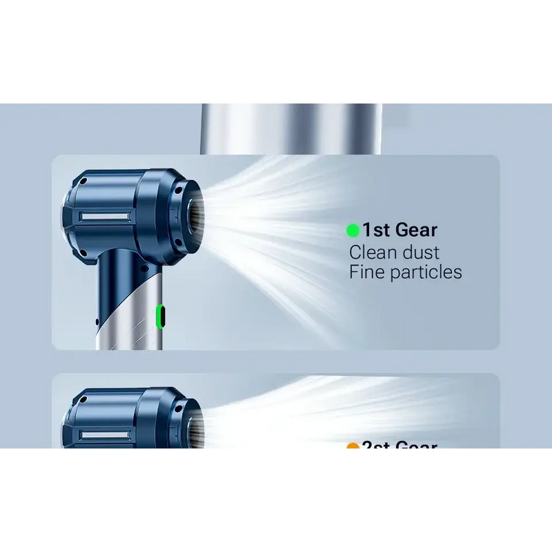 Cordless Vacuum Cleaner with HEPA Filter and Blow Dry Function