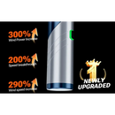 Cordless Vacuum Cleaner with HEPA Filter and Blow Dry Function