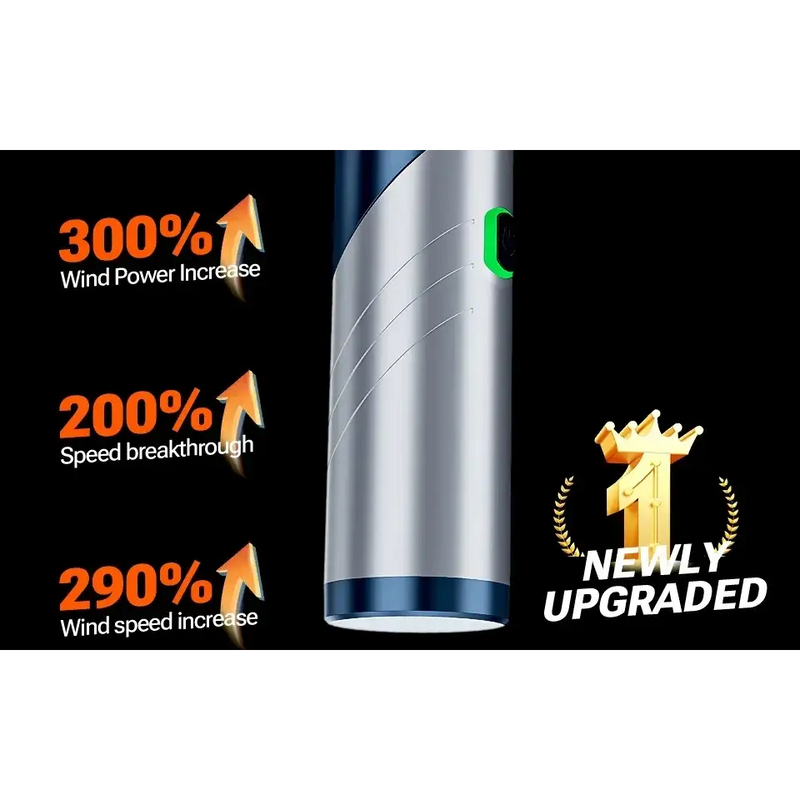 Cordless Vacuum Cleaner with HEPA Filter and Blow Dry Function