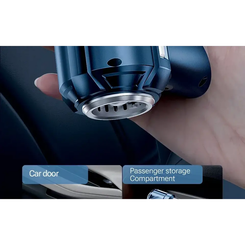 Cordless Vacuum Cleaner with HEPA Filter and Blow Dry Function