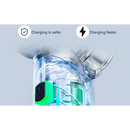 Cordless Vacuum Cleaner with HEPA Filter and Blow Dry Function