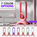 Headphone Stand with RGB, Mouse Bungee Holder, and USB Hub Charger