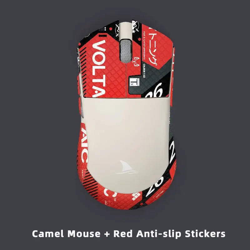 Darmoshark M3 Optical Esports Gaming Mouse with Red and White VOLTA Design