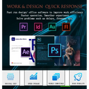 Advertisement for Adobe Creative Suite showcasing efficiency benefits with DDR3 4GB 8GB Laptop RAM
