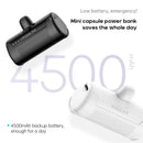 KUULAA Mini Power Bank 4500Mah - Portable Charger for Iphone 16 15 Pro Max & Samsung/Xiaomi - External Battery Powerbank Electronics Accessories Smartphone Charging Compact
