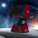 Car phone mount with red sparkly accents for NoEnName Null Origin Diamond Cell Phone
