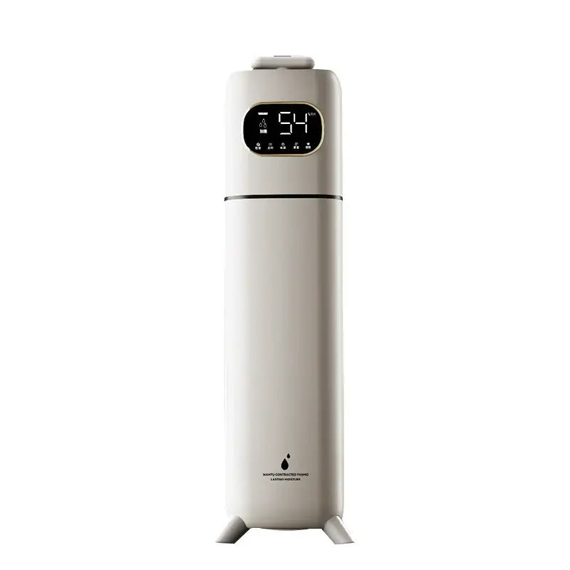 White cylindrical electric water heater with digital display for DMWD Innovative Humidification