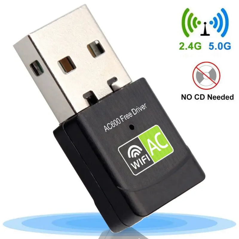 USB WiFi Adapter for High-Speed Wireless Connectivity supporting 2.4G and 5.0G networks