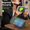 SEANCHEER P05 Portable Charger, Magnetic Power Bank, Small Wireless Powerbank, Battery Pack10000Mah Travel Essentials Fast Charging with Built in Cable, Foldable Wall Plug for Iphone,Samsung,Andriod,Back to School,Back to School Haul
