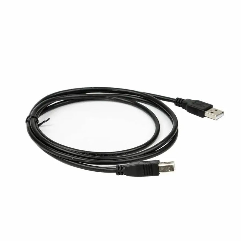 Black USB cable with Type-A and Type-B connectors for EKETOOL v200603a firmware in China external testing