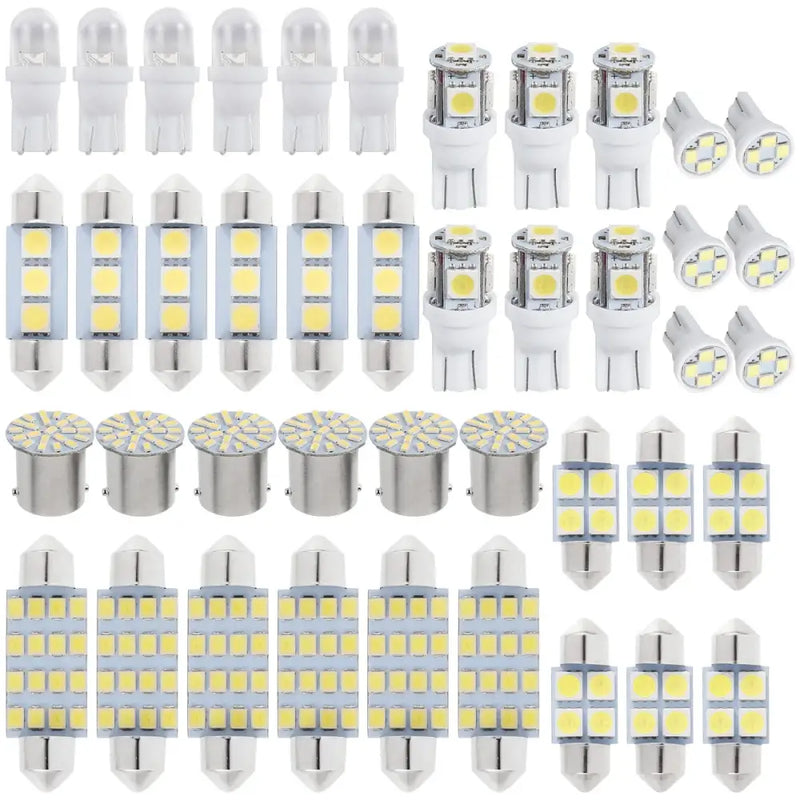 Collection of Everso LED Car Interior Lights and assorted LED light bulbs