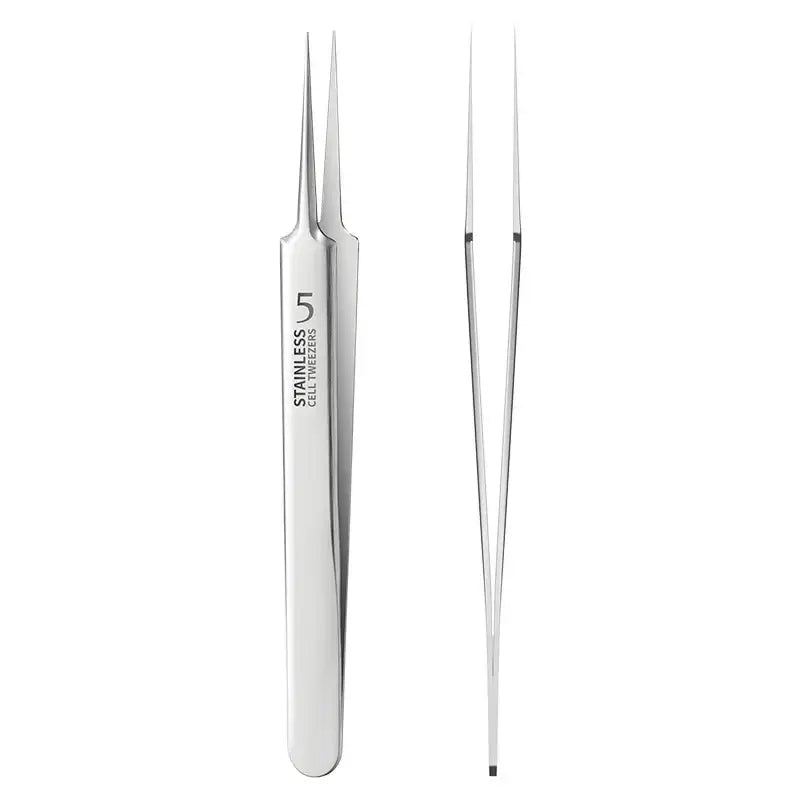 Precision tweezers with fine tips for skin care and treatment from Fbiannely Stainless Steel