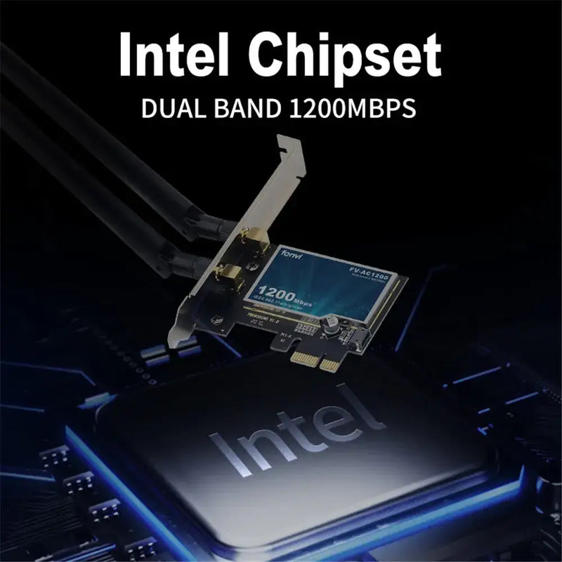 Intel chipset in Fenvi FV-AC1200 wireless adapter for gigabit Ethernet networks