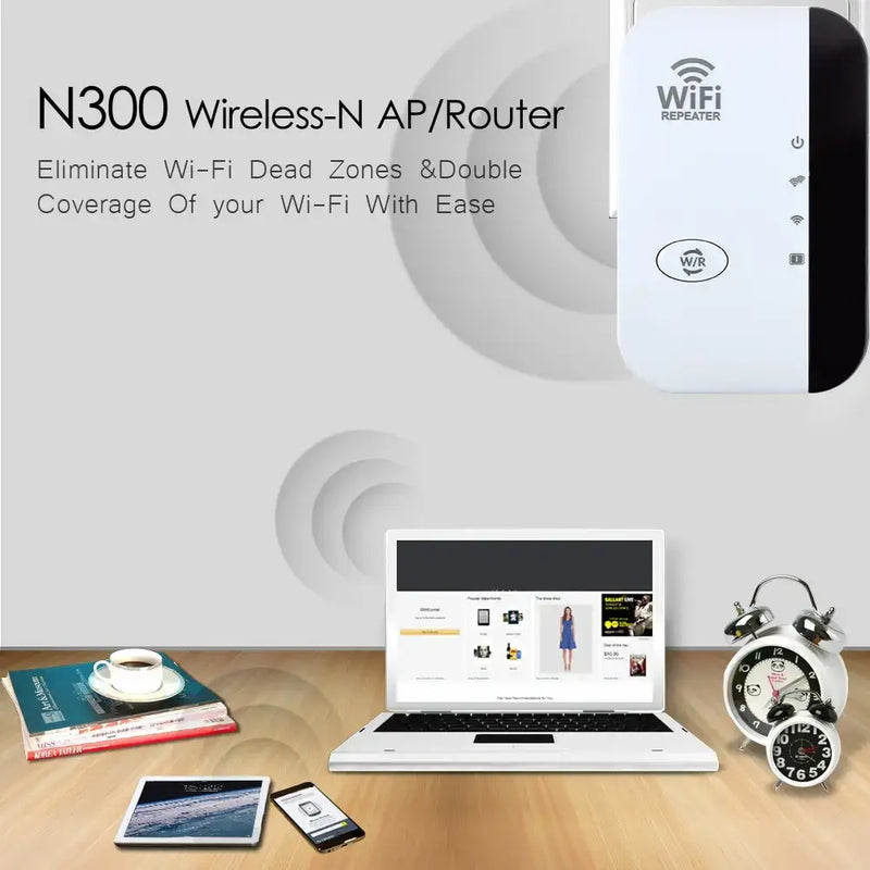 Fenvi Wi-Fi Transmission Standard 802.11n N300 Router Enhances Wi-Fi Coverage and Performance