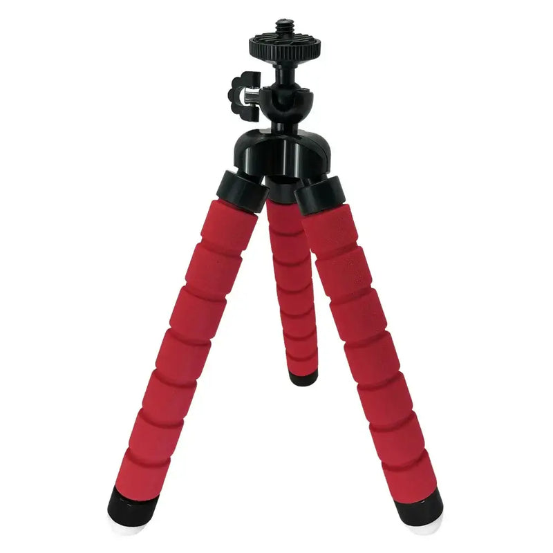 Flexible tripod with foam-covered legs and adjustable ball head mount from Mainland China