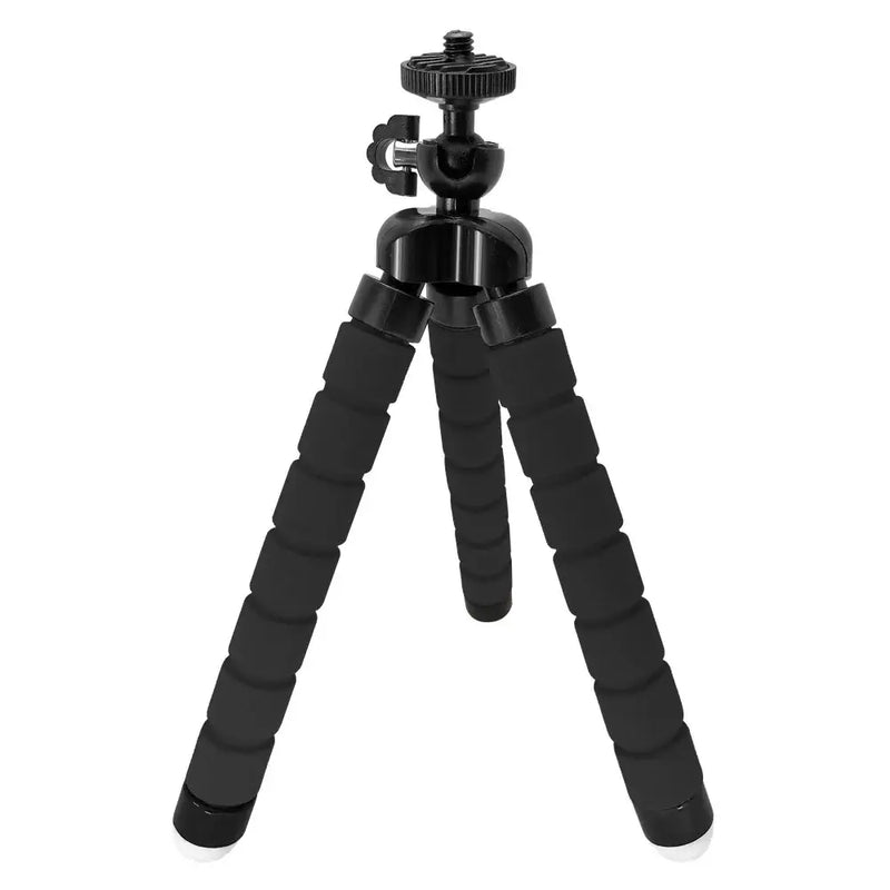 Flexible tripod with foam-covered legs and adjustable ball head mount from Mainland China