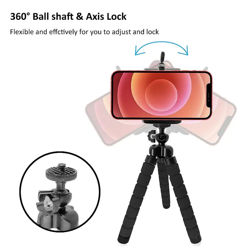 Flexible Tripod compatible camera accessory from Mainland China with 360-degree ball head