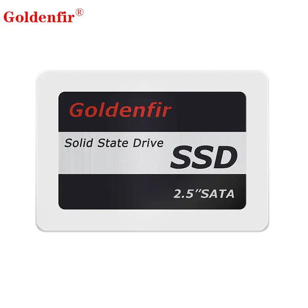 Solid State Drive with Goldenfir branding for high-performance desktop application using NAND Flash