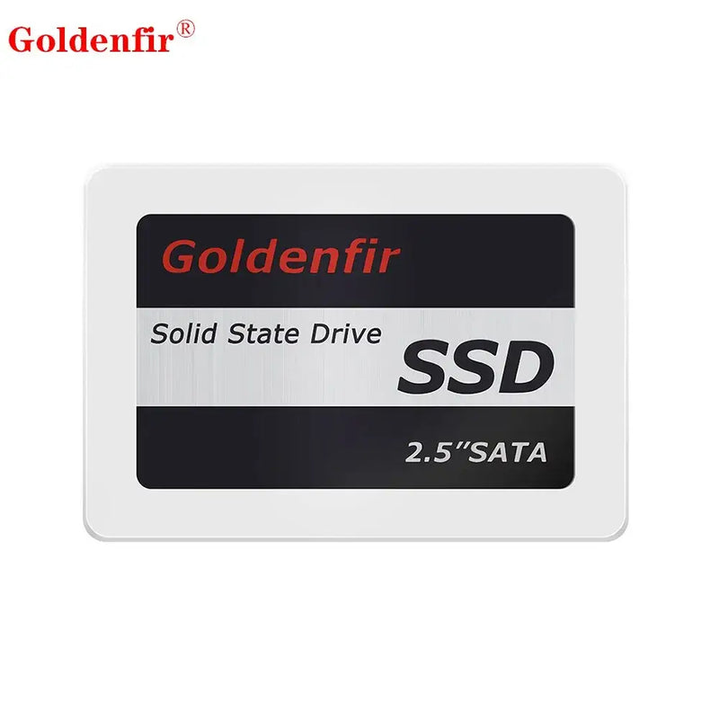 Solid State Drive with Goldenfir branding for high-performance desktop application using NAND Flash