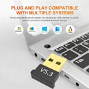 USB Bluetooth 5.3 Adapter Wireless Bluetooth 5.1 Dongle Adapter for PC Laptop