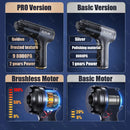Handheld Car Vacuum comparison of pro and basic versions highlighting power and features