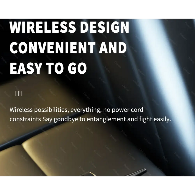 Text advertisement for Handheld Car Vacuum highlighting wireless convenience and ease of use