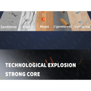 Comparison of materials like sandstone, hair, and iron screw for handheld car vacuum use