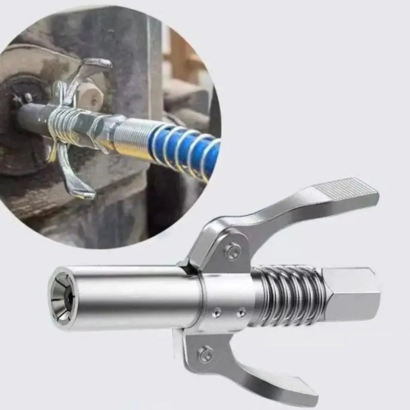 Specialized tool for removing damaged screws, enhancing Heavy-Duty Grease Gun Coupler use