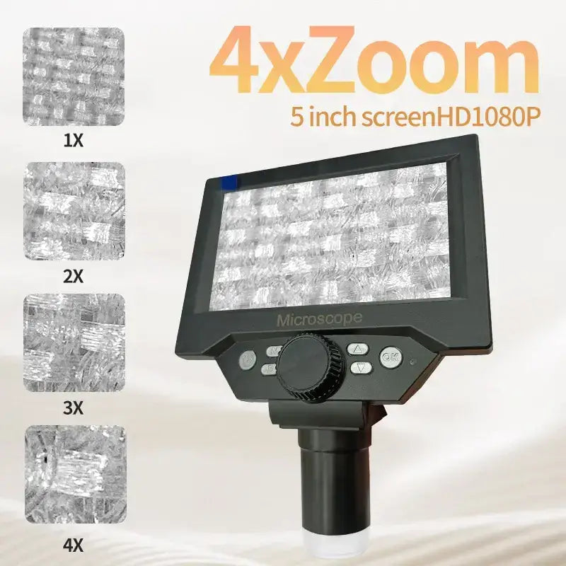 Digital handheld magnifier with 5-inch HD screen and 4x zoom from GuanMou Monocular Model Number GM55