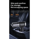 Handheld massage gun with sleek design beside High Power Car Vacuum Cleaner