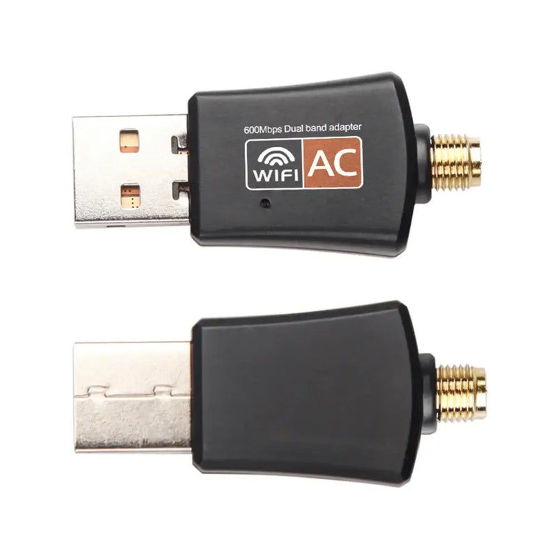 USB WiFi adapter for high-speed 600M streaming and gaming with dual-band AC capability