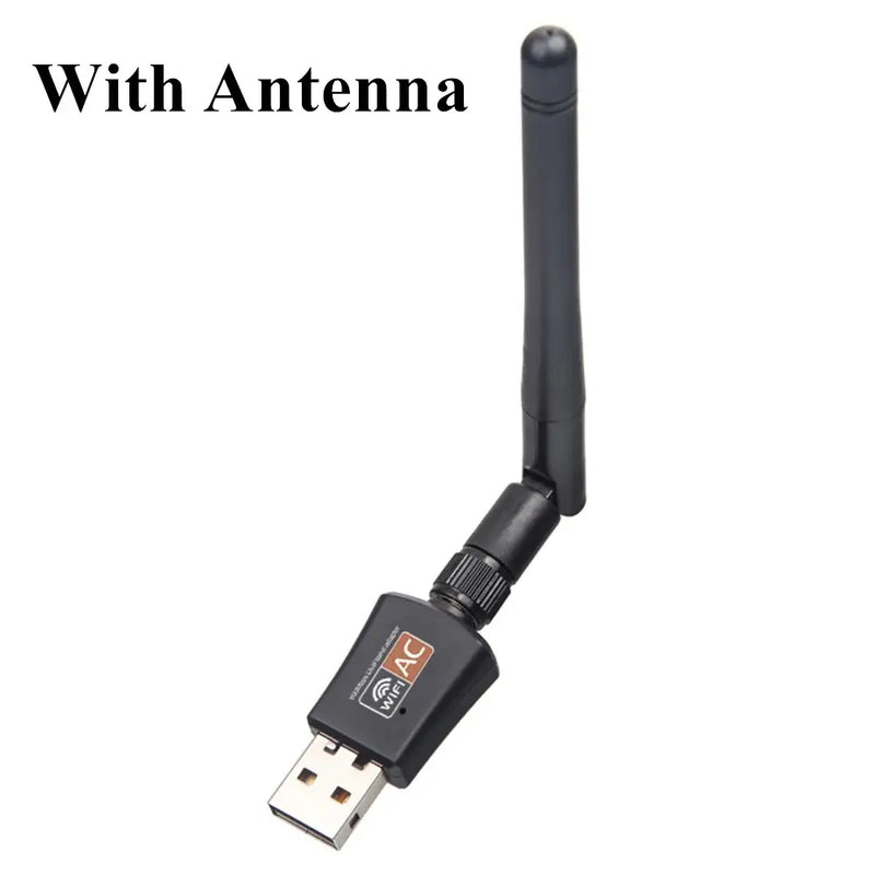 High-Speed 600M USB WiFi Adapter with adjustable antenna for optimal wireless connectivity