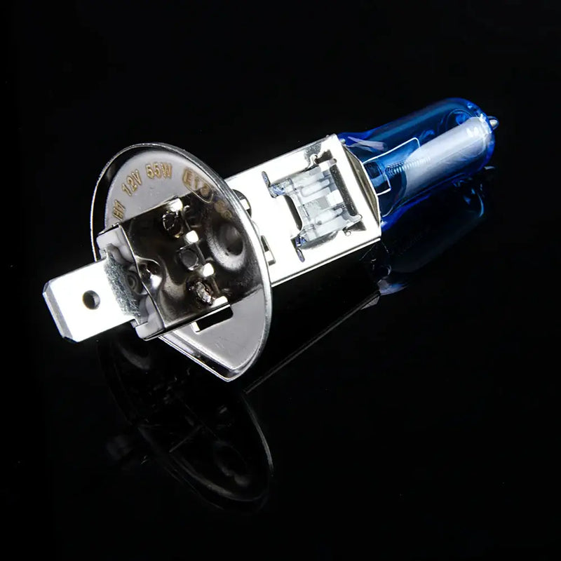 Hippcron H1 Halogen Bulb 12V 55W 5000K Dark Blue Quartz Glass Car HeadLight