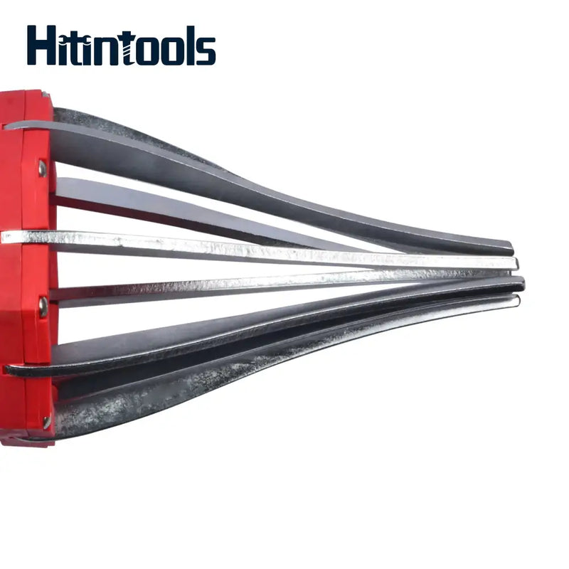 Multi-layered metal straightedge with Hiuntools branding for joint boot Mainland China model