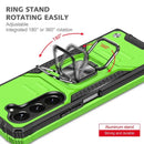 Bright green HONG WEI GU Origin Half-Wrapped Case with kickstand and camera protection