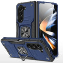 Rugged blue and black HONG WEI GU Origin half-wrapped case with kickstand and camera protection