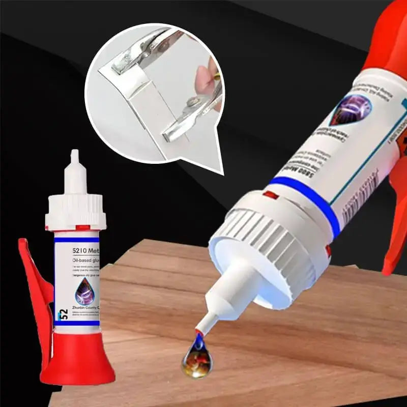 Tube of veterinary medication dispensing colorful liquid for Isfriday Caulk Semi Choice