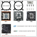 Cpu Cooler X99 4pin 90mm Radiator IWONGOU 4 Heatpipes Computer 4pin Cooling CPU