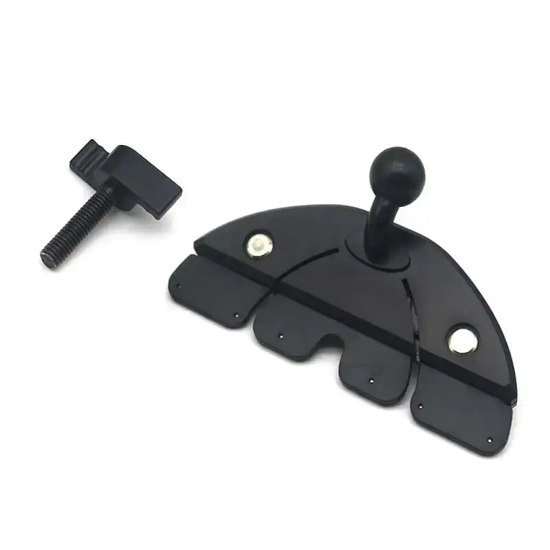 Black semicircular metal clamp for Jerefish car CD slot phone mount accessories