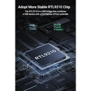 JEYI Aluminum M.2 NVMe SSD Case with Magnetic Protection and USB Interface - Zebra-2230C