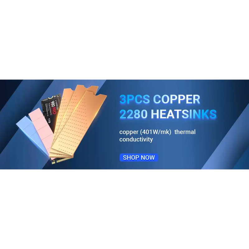 JEYI Choice Aluminum M.2 SSD Heat Sink for Enhanced Cooling - Finscold IceGlacier