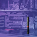 Pen-shaped electronic device with red indicator light for JEYI Graphics Card support