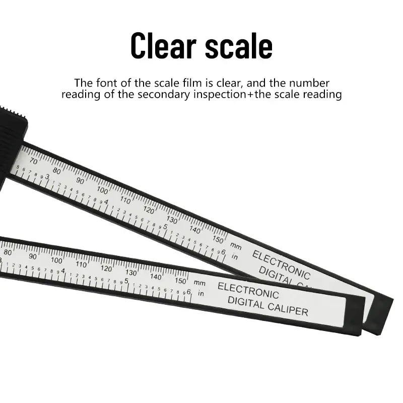 Electronic digital caliper displaying clear measurement for Jigong Model Number JIG01R1