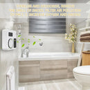 Air purifier mounted on a bathroom wall, featuring Joinrun S10 Air Purifier technology